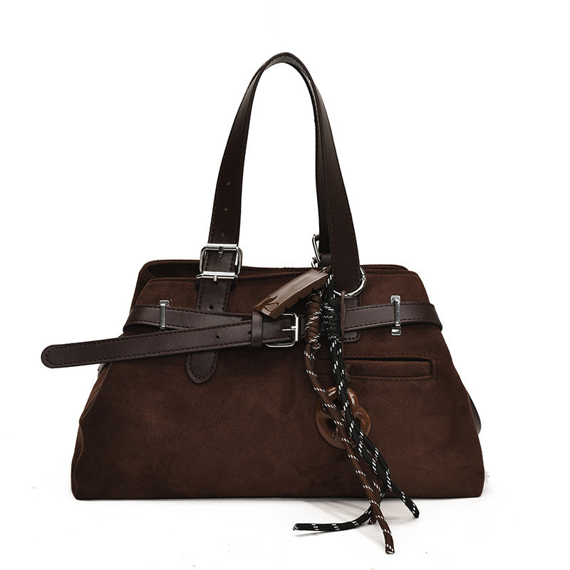 Wholesale Retro large capacity commuter handbag shoulder bag